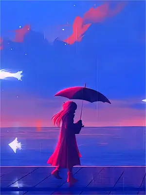 蝉鸣星光振落
